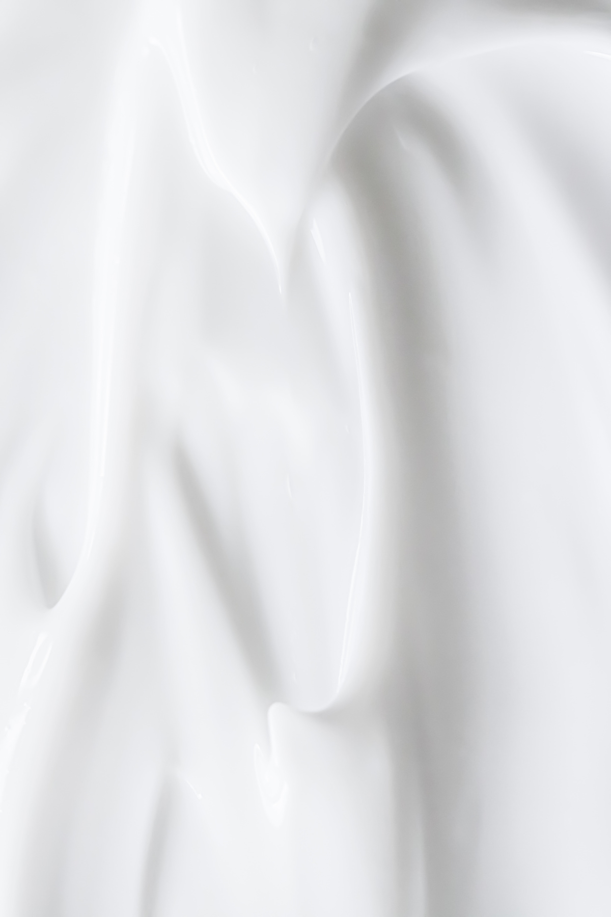 Pure White Cream Texture as Abstract Background, Food Substance or Organic Cosmetic